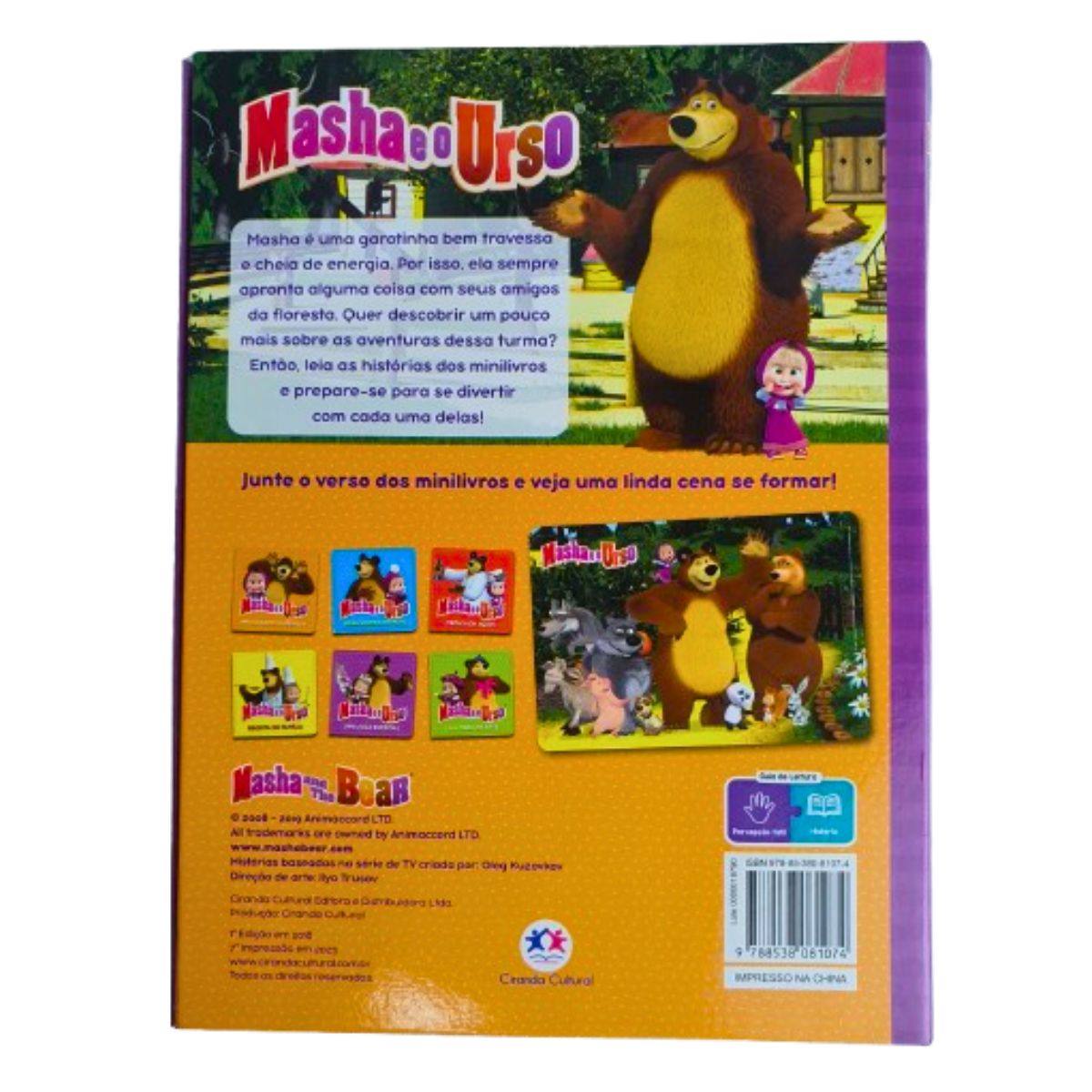 Livros Box Com 6 Minilivros Masha E O Urso - Histórias Divertidas - Ciranda Cultural Livros Box Com 6 Minilivros Masha E O Urso - Histórias Divertidas - Ciranda Cultural